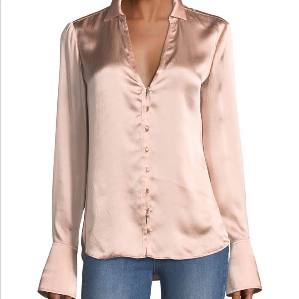 NWT PAIGE Silk Toscani Blouse